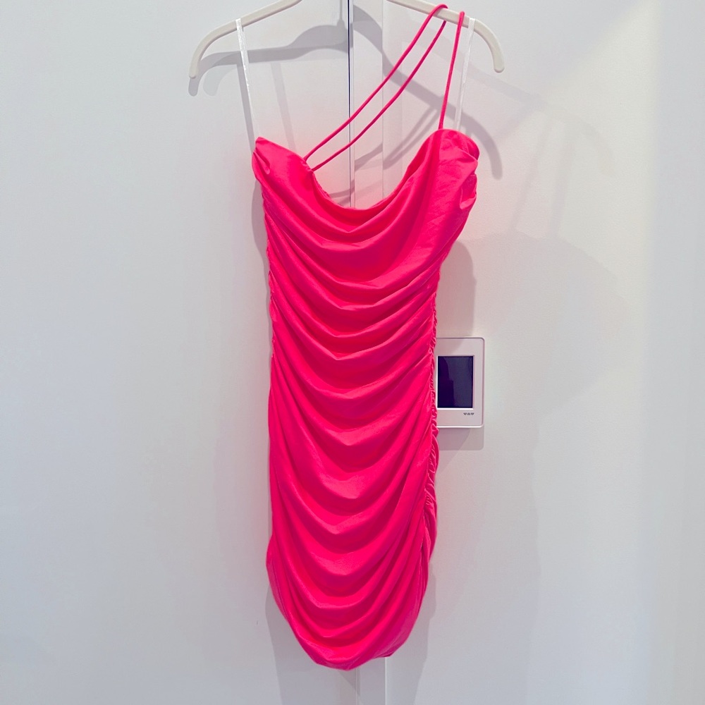 Superdown Neon Pink Body Con Dress - M